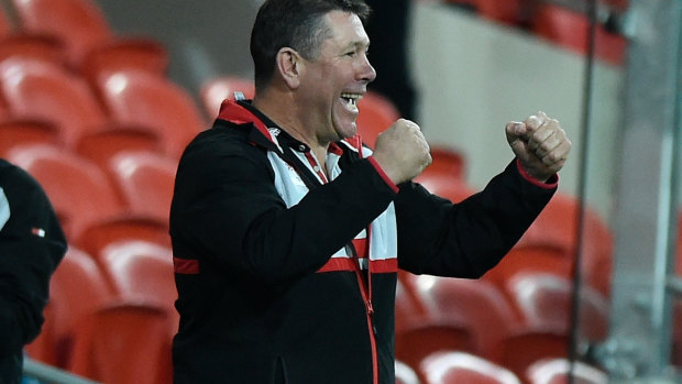 Saints coach Brett Ratten after is side's stirring win against the Suns.