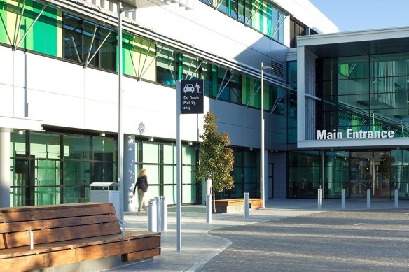 Robina Hospital went into lockdown on Tuesday over a gun scare. 