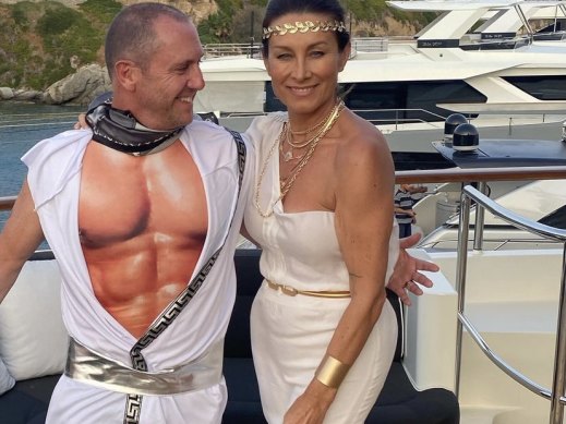 Larry and Sylvie Emdur in Greece last year during the Ghost III cruise.