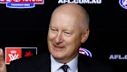 Andrew Dillon and AFL Commission chairman Richard Goyder.