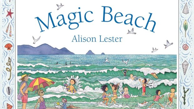 The cover of Alison Lester's book Magic Beach, which was inspired by her time spent at Walkerville.