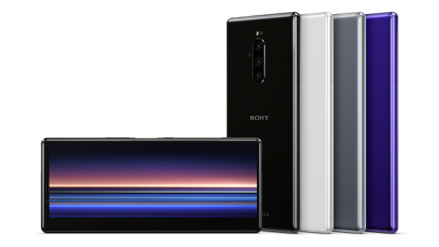 The Xperia 1 is an unusually tall phone.