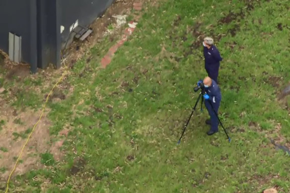 The man, who is yet to be identified, was found dead on the grounds of a school on Gladstone Road at 7am.