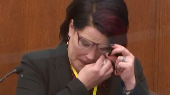 Courteney Ross told the court how she first met George Floyd. 