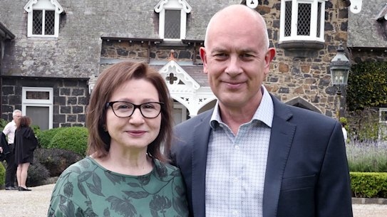 Stephen and Angela Tomisich are the new owners of grand home Invergowrie in Hawthorn.