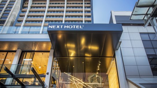 The Next Hotel emerged from a $50 million refurbishment in 2014.