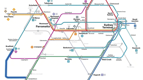 New train lines under consideration.