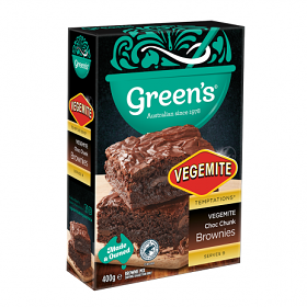 Green’s Vegemite brownie mix was a surprise hit.