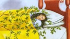 Frida Kahlo’s “El sueño (La cama)” on display at Sotheby’s auction rooms in London. 