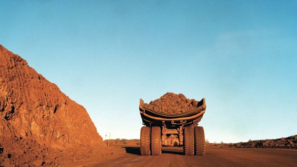A lift in the iron ore price will add billions to the federal budget. 