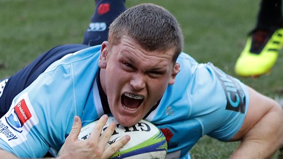 Waratahs prop Tom Robertson.