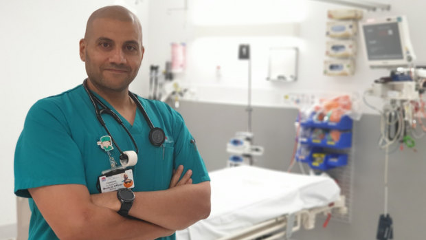 Central Coast hospital emergency registrar Hussein Al Abbasi.