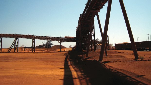 FMG's Cloudbreak mine in WA's Pilbara region. 