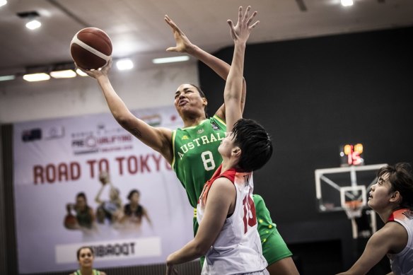 Australia's Liz Cambage is part of a strong Opals squad for their Olympic qualifying tournament.