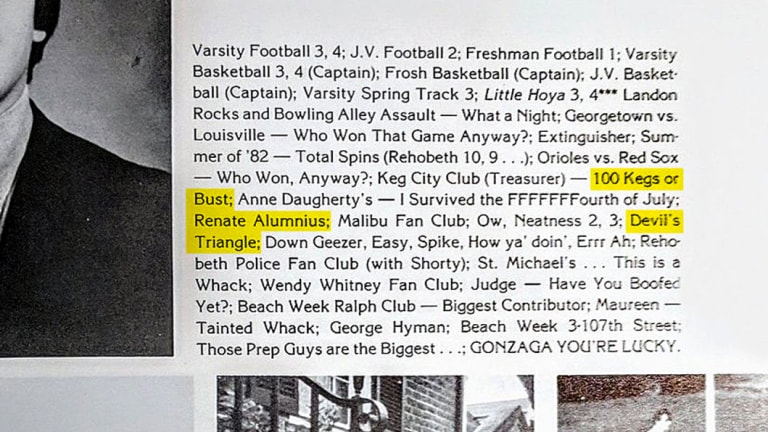 Image result for photos of brett kavanaugh yearbook