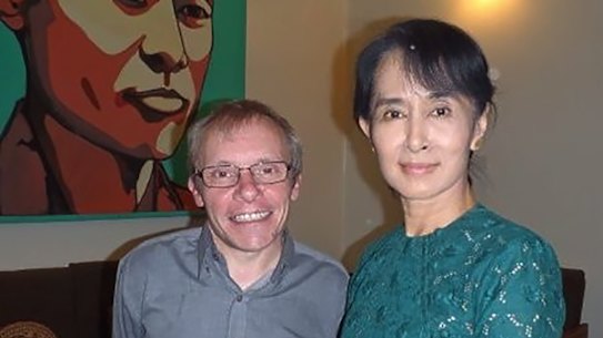 Sean Turnell has long provided advice to Myanmar’s elected leader Aung San Suu Kyi. 