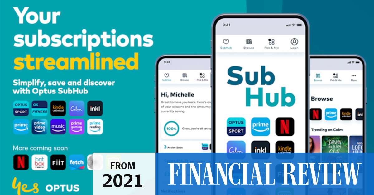 Optus launches SubHub, a subscription bundler for audio, video and TV ...
