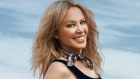 Kylie Minogue at Uluru in the new Tourism Australia campaign.

