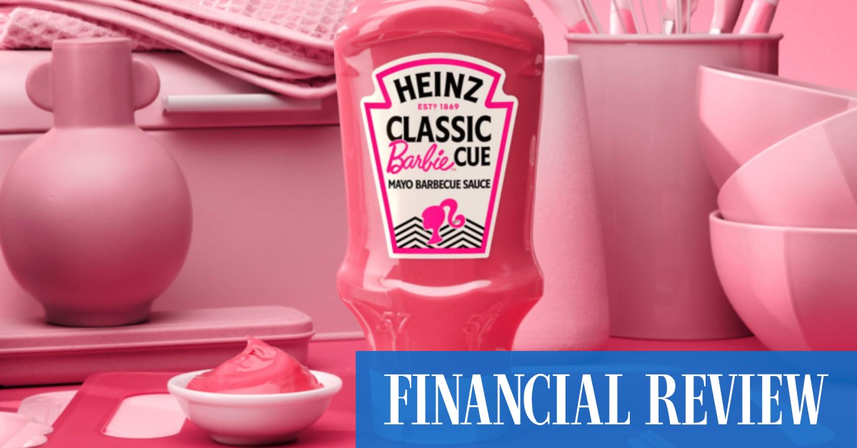 Heinz says Australians are asking for its new, pink ‘Barbiecue’ sauce
