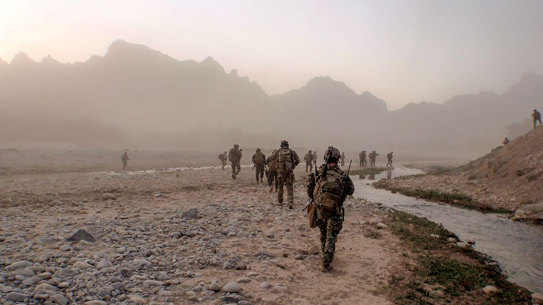 Australian soldiers near Darwan, Afghanistan, in 2011.