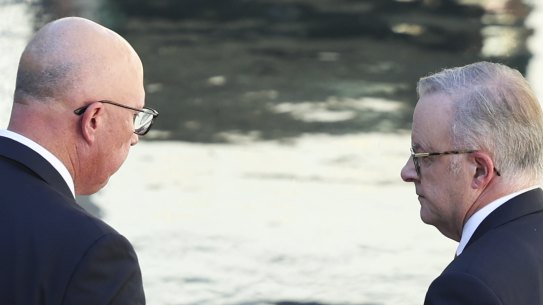 Opposition Leader Peter Dutton and Prime Minister Anthony Albanese.