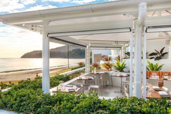 Beachside dining at Season Restaurant is peak Noosa.