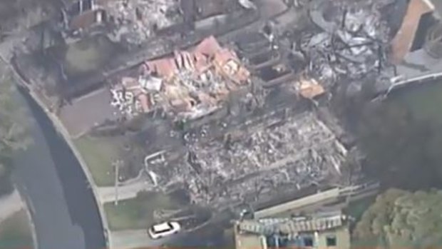 An estimated 70 buildings have been destroyed in the fire at Tathra.