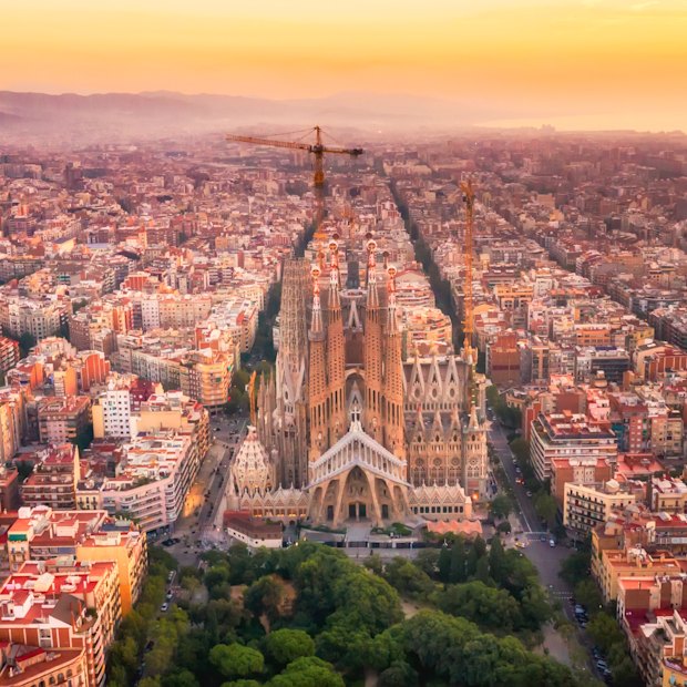 Attractions like Spain’s Sagrada Familia makes this city hard to top.