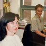 Press gallery pioneers: Chris Wallace, left, with Laura Tingle in 1990, when they worked in The Australian’s Canberra bureau, 
