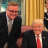 Dylan Howard with President Donald Trump in the Oval Office.