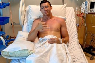 Joey Manu was forced to undergo surgery because of the Latrell Mitchell hit.