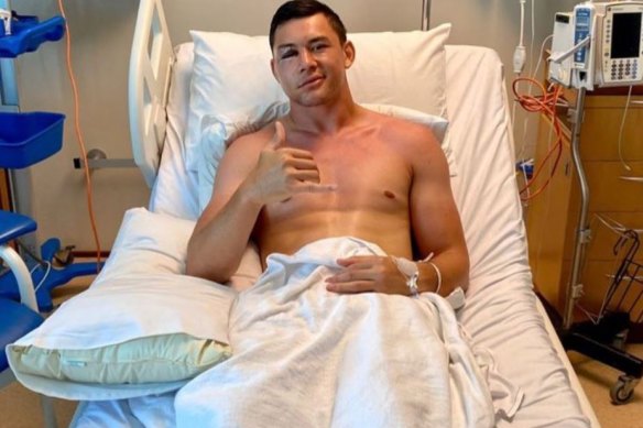 Joey Manu was forced to undergo surgery because of the Latrell Mitchell hit.