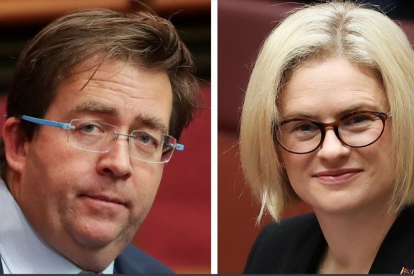 Senators James McGrath and Amanda Stoker were in a hard-fought battle for the top spot on the Queensland LNP Senate ticket.