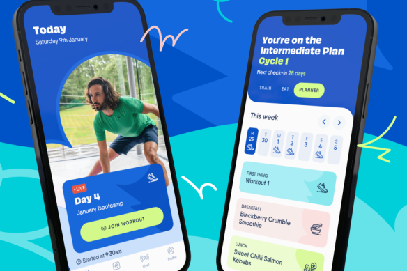 Joe Wicks’ The Body Coach app is a favourite.