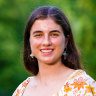 Sabrina Guse and Gabriella Marcelline, winners of the Brisbane Times essay competition