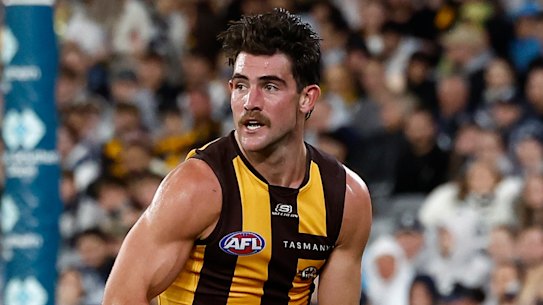 Hawks star Jai Newcombe.