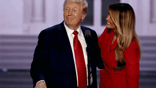 Trump at Republican Convention gif.