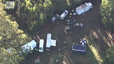 The search for William Callaghan is in its second day.