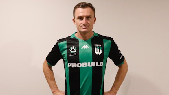 Ready to strike: Western United forward Besart Berisha.