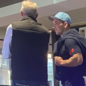 Wayne Bennett and Cameron Murray.