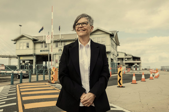 Jennifer Ebdon works in helping passengers on and off cruise ships at Melbourne’s Station Pier: “My to-do list grows daily.”