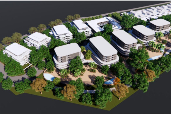 An artist’s impression of Rise Projects’ planned residential development in South West Rocks.