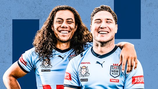 Jarome Luai and Mitchell Moses.