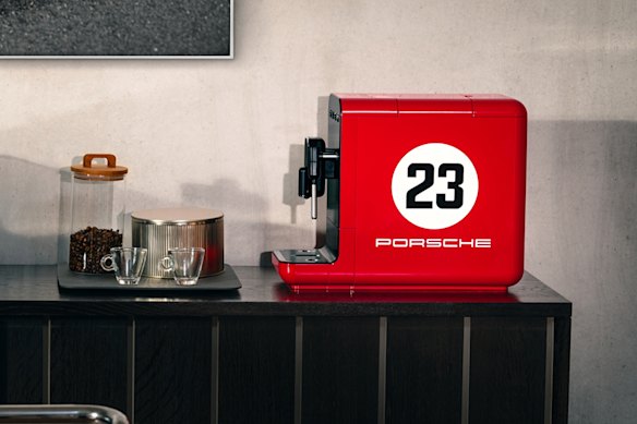 Smeg x Porsche Bean to Cup Coffee Machine.