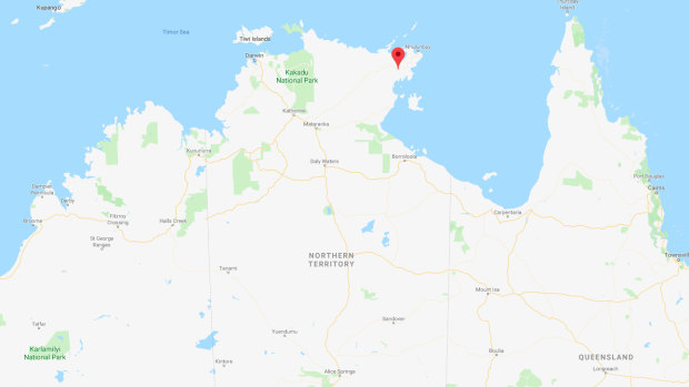 The woman was attacked by a crocodile at a remote Arnhem Land community. 
