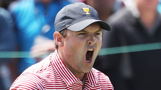 Patrick Reed was on the receiving end of some heckling on day one.