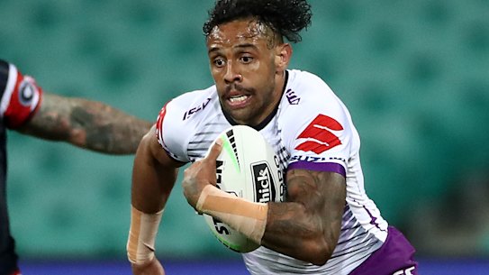 Melbourne Storm winger Josh Addo-Carr wants to play fullback next year.
