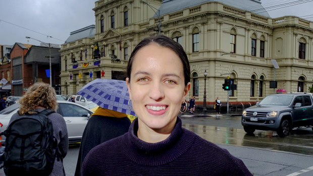 Molly Price is unfazed by attacks on the Greens.