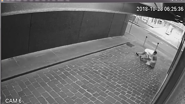 He dragged her into Brights Place, off Little Lonsdale Street, putting a hand over her mouth as he lay on top of her.