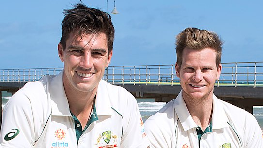 Leadership candidates: Pat Cummins and Steve Smith.